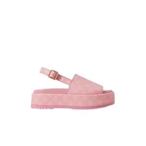 Gucci - Angelina GG Supreme Flatform Sandals - IT 40